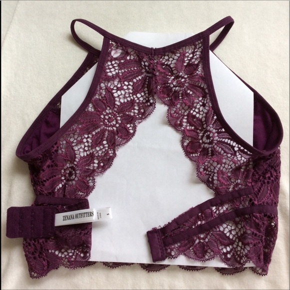NWOT 2 Zenana bralettes sz S ZENANA OUTFITTERS BLACK & PLUM - Picture 6 of 9